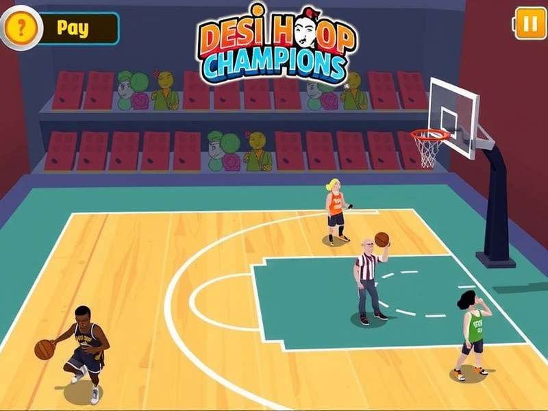Desi Hoop Champions Gameplay Screenshot